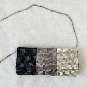 rhinestone clutch bag